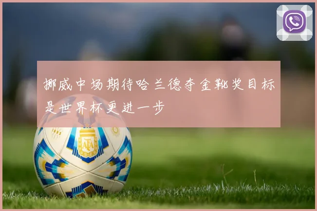 挪威中场期待哈兰德夺金靴奖目标是世界杯更进一步